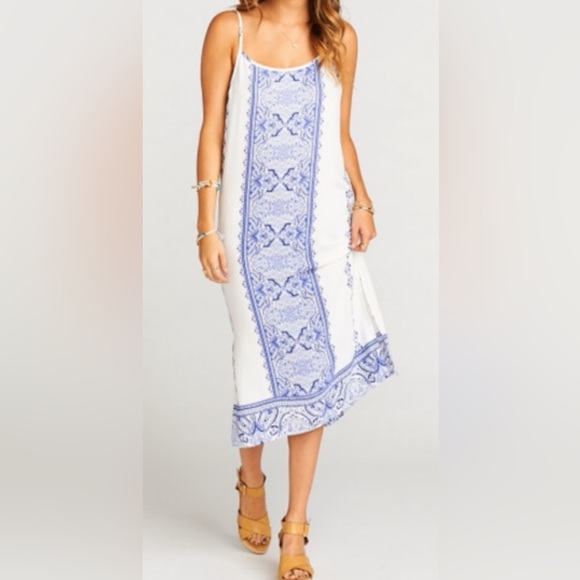 Show Me Your MuMu Dresses & Skirts - Show Me Your Mumu Shiloh slip dress in Oceana Del Rey XS